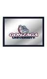 Gonzaga Bulldogs: Framed Mirrored Wall Sign - Blue - online only!