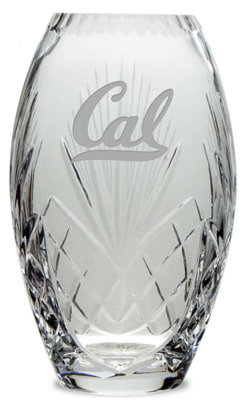 UC Berkeley - Full Leaded Crystal Vase - 10''H - ONLINE ONLY!