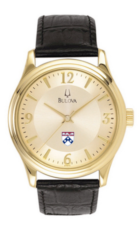 Penn Gold Bulova Men Watch- ONLINE ONLY!