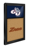 Gonzaga Bulldogs: GU, Dual Logo - Cork Note Board - Navy - ONLINE ONLY!