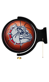 Gonzaga Bulldogs: Basketball - Original Round Rotating Lighted Wall Sign - ONLINE ONLY!