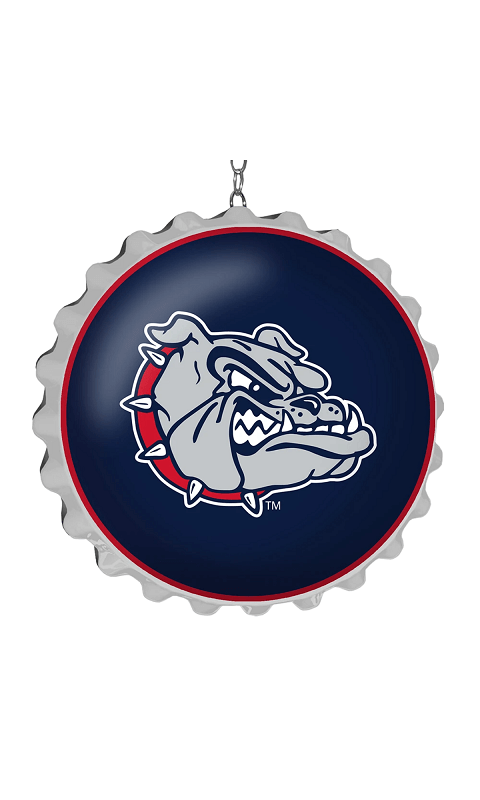 Gonzaga Bulldogs: Bottle Cap Dangler - Navy -ONLINE ONLY!