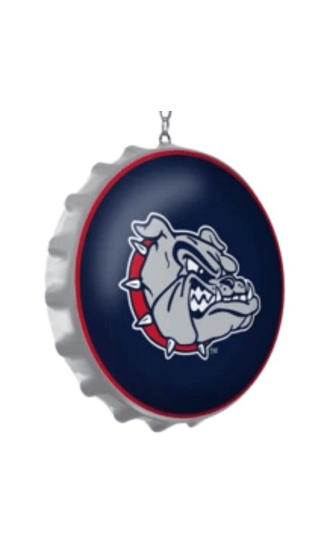 Gonzaga Bulldogs: Bottle Cap Dangler - Navy -ONLINE ONLY!