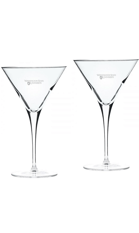 WSU Luigi Titanium Martini Glasses Set of 2 - ONLINE ONLY!