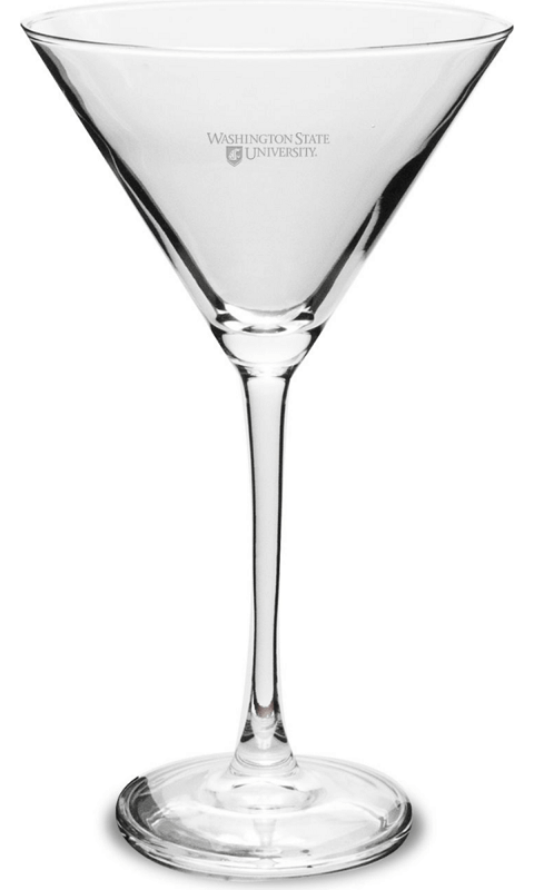 WSU Martini Glass - 10 oz : ONLINE ONLY!