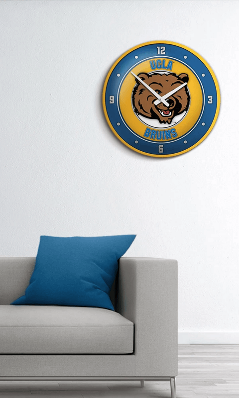 UCLA Bruins: Mascot - Modern Disc Wall Clock (Gold) - ONLINE ONLY!