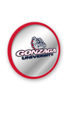 Gonzaga Bulldogs: Modern Disc Mirrored Wall Sign - Red - ONLINE ONLY!