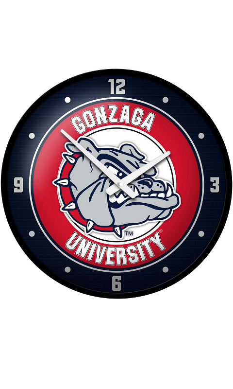 Gonzaga Bulldogs: Modern Disc Wall Clock - ONLINE ONLY!