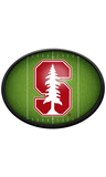 Stanford Cardinals: On the 50 - Oval Slimline Lighted Wall Sign - ONLINE ONLY!