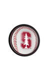 Stanford Cardinal: Baseball - Round Slimline Lighted Wall Sign - ONLINE ONLY!