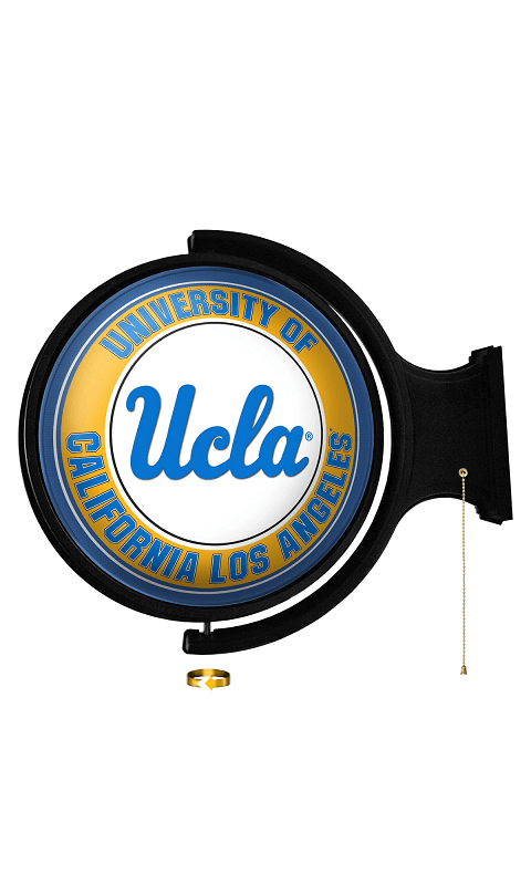 UCLA Bruins: Original Round Rotating Lighted Wall Sign -