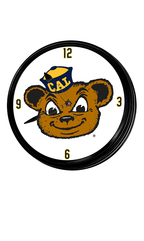 Cal Bears: Oski - Retro Lighted Wall Clock - ONLINE ONLY!