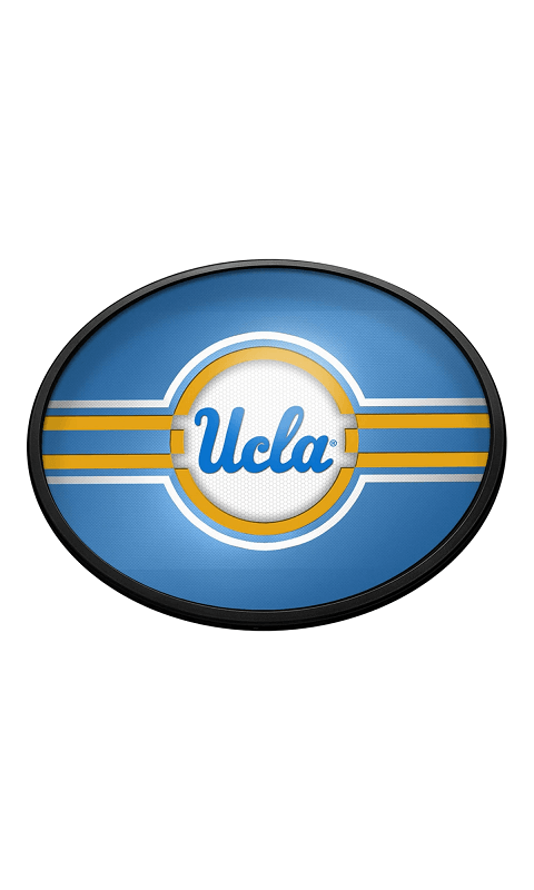 UCLA Bruins: Oval Slimline Lighted Wall Sign - ONLINE ONLY!