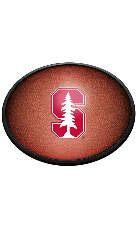 Stanford Cardinals: Pigskin - Oval Slimline Lighted Wall Sign - ONLINE ONLY!