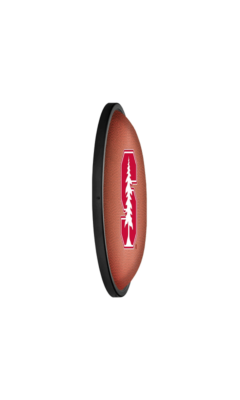 Stanford Cardinals: Pigskin - Oval Slimline Lighted Wall Sign - ONLINE ONLY!