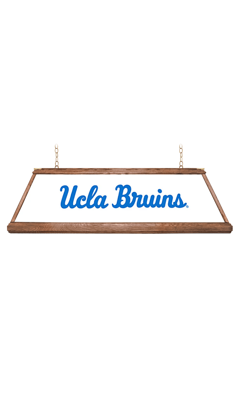 UCLA Bruins: Premium Wood Pool Table Light - White - ONLINE ONLY!