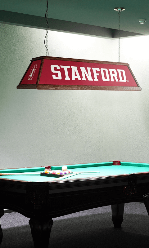 Stanford Cardinal: Premium Wood Pool Table Light - ONLINE ONLY!