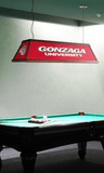 Gonzaga Bulldogs: Premium Wood Pool Table Light - Red - ONLINE ONLY!
