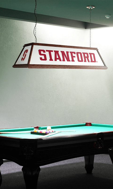 Stanford Cardinal: Premium Wood Pool Table Light - ONLINE ONLY