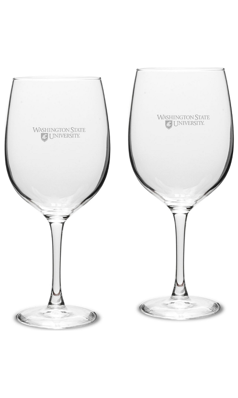 WSU Red Wine Glasses Set of 2 - 19 oz - ONLINE ONLY!