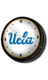 UCLA Bruins: Retro Lighted Wall Clock - ONLINE ONLY!