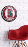 Stanford Cardinal: Round Slimline Lighted Wall Sign - ONLINE ONLY!