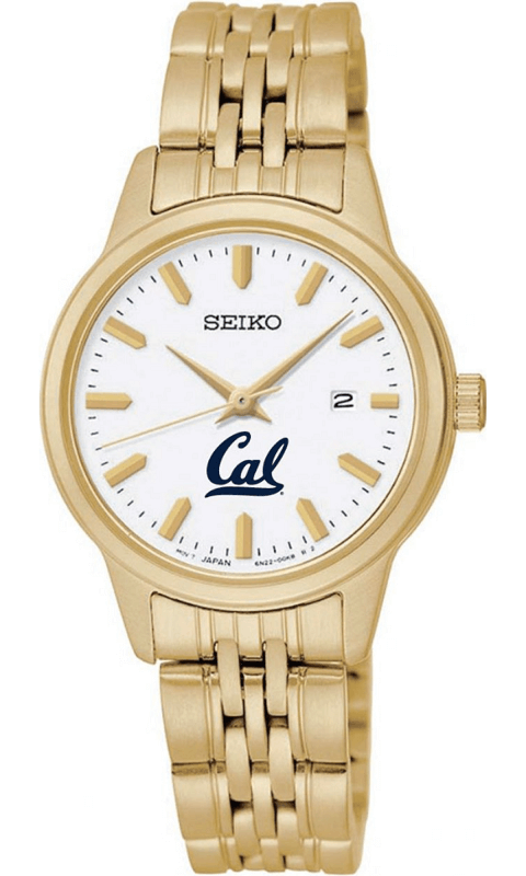 UC Berkeley - Seiko Ladies' Gold 28 mm Watch - ONLINE ONLY