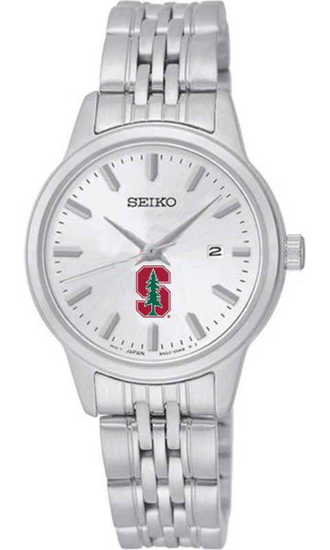 Stanford University: Seiko Ladies' Silver 28 mm Watch - ONLINE ONLY!