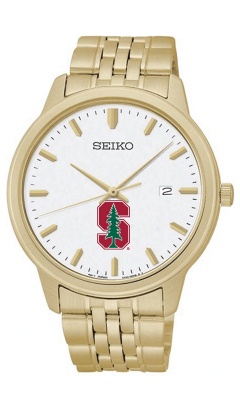 Stanford University: Seiko Men's Gold 41.5 mm Watch - ONLINE ONLY!