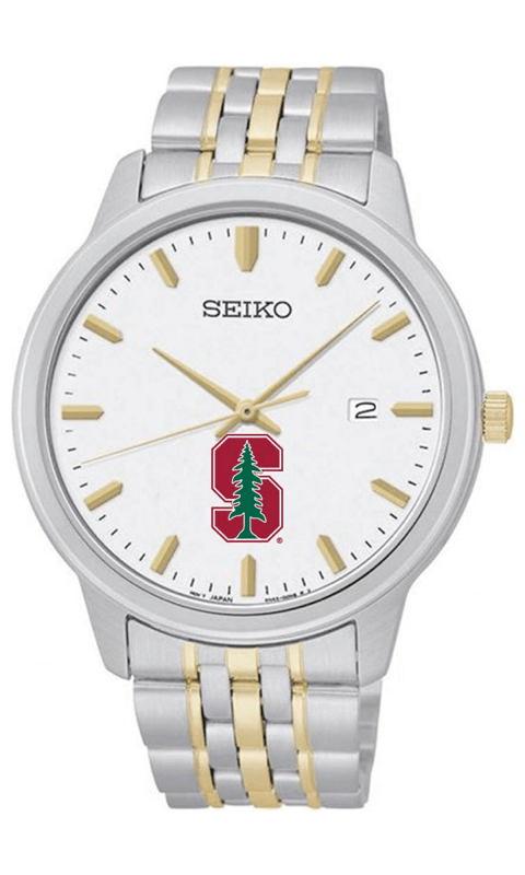 Stanford University: Seiko Men's Two-Tone 41.5 mm Watch - ONLINE ONLY!