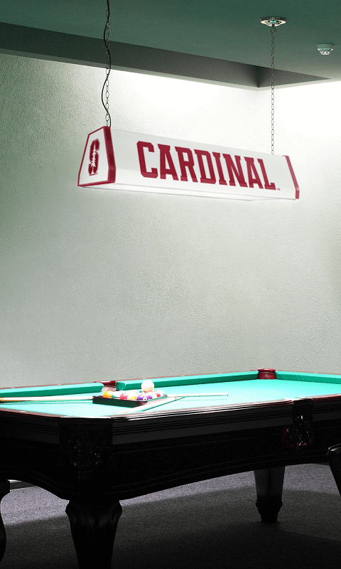 Stanford Cardinal: Cardinal - Standard Pool Table Light - ONLINE ONLY!