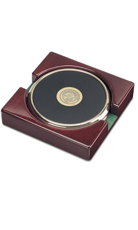GONZAGA Two Round Gold Coaster - ONLINE ONLY!