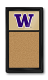 Washington Huskies: Cork Note Board - Gold and Black - ONLINE ONLY!