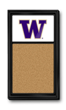 Washington Huskies: Cork Note Board - White and Black - ONLINE ONLY!