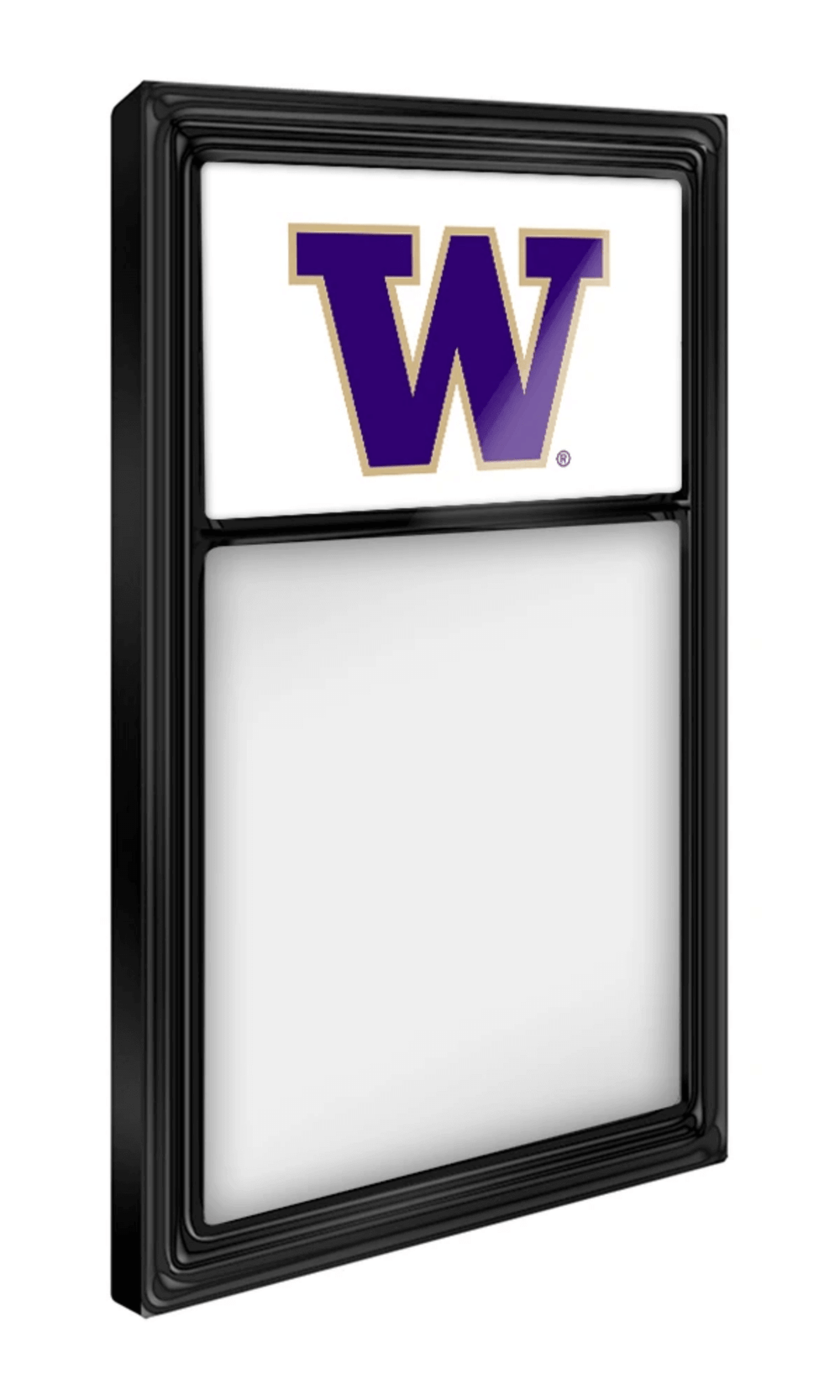 Washington Huskies: Dry Erase Note Board - White and Black - ONLINE ONLY!