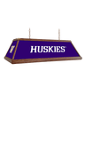 Washington Huskies: Huskies - Premium Wood Pool Table Light - Purple -ONLINE ONLY!