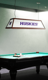 Washington Huskies: Huskies - Premium Wood Pool Table Light - White - ONLINE ONLY!
