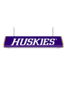 Washington Huskies: Huskies - Standard Pool Table Light - Purple - ONLINE ONLY!