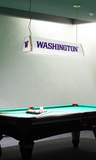 Washington Huskies: Standard Pool Table Light - White - ONLINE ONLY!