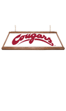 Washington State Cougars: Premium Wood Pool Table Light - White - ONLINE ONLY!