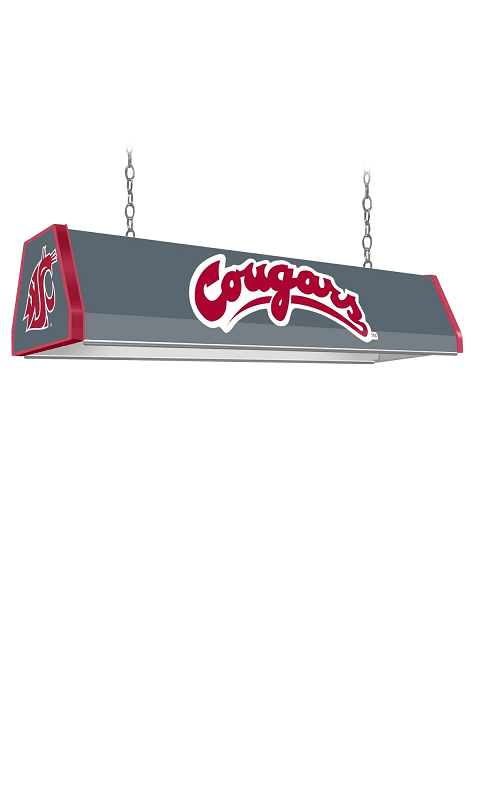 Washington State Cougars: Standard Pool Table Light - Gray - ONLINE ONLY!